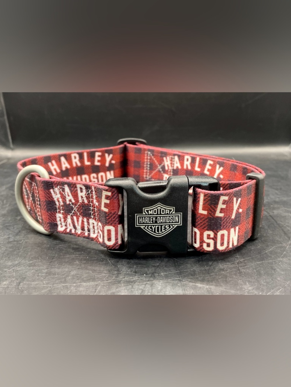 Harley Davidson Dog Collar 1.5” Wide 14-20 Inch Neck/Head